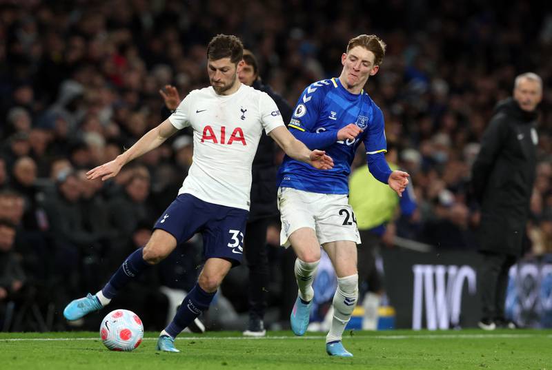Ben Davies - 7, Was solid defensively, doing well to step across and help Ryan Sessegnon to deal with Gordon. Reuters