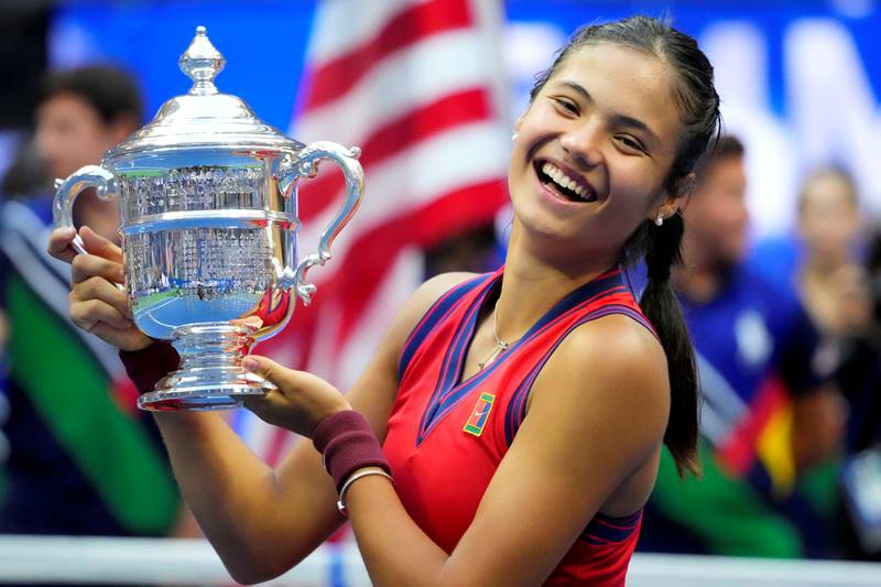 Laureus World Breakthrough of the Year: Emma Raducanu (tennis). The British teenager, then 18, made history at the US Open last year by becoming the first qualifier to win a Grand Slam title. Nominees: Ariarne Titmus, Daniil Medvedev, Neeraj Chopra, Pedri, Yulimar Rojas. Reuters