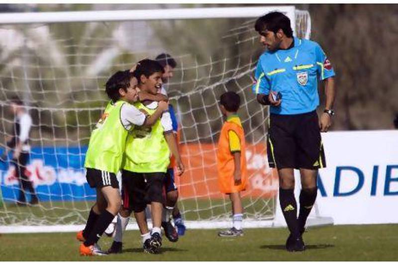 U10 and U12 teams took part in a six-a-side tournament at Zayed Sports City.