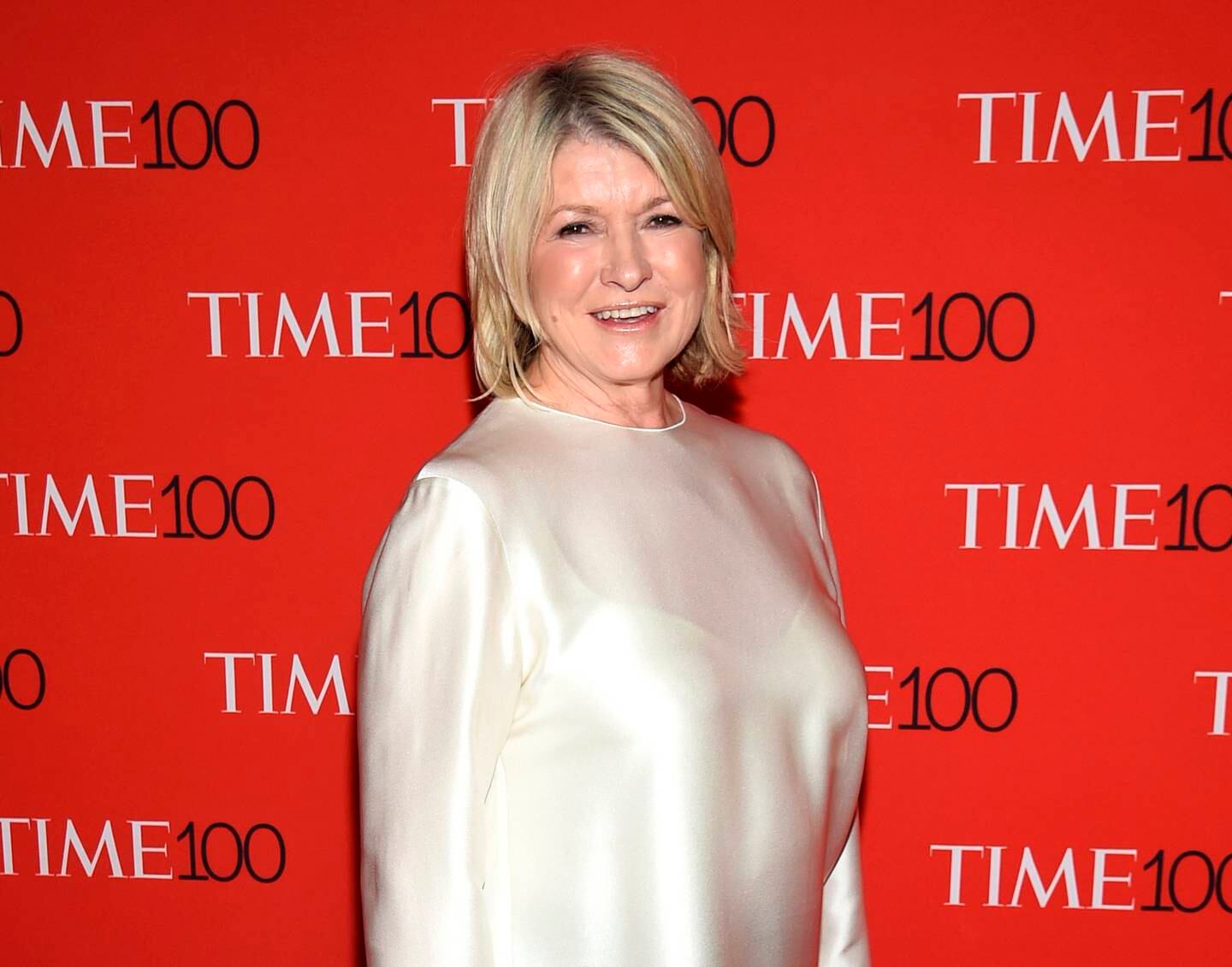 FILE - In this April 24, 2018, file photo, Martha Stewart attends the Time 100 Gala celebrating the 100 most influential people in the world in New York. Stewart posted about her first Uber ride experience on Monday, Nov. 19, including a picture that showed debris on the floor and two water bottles in the vehicle. (Photo by Evan Agostini/Invision/AP, File)