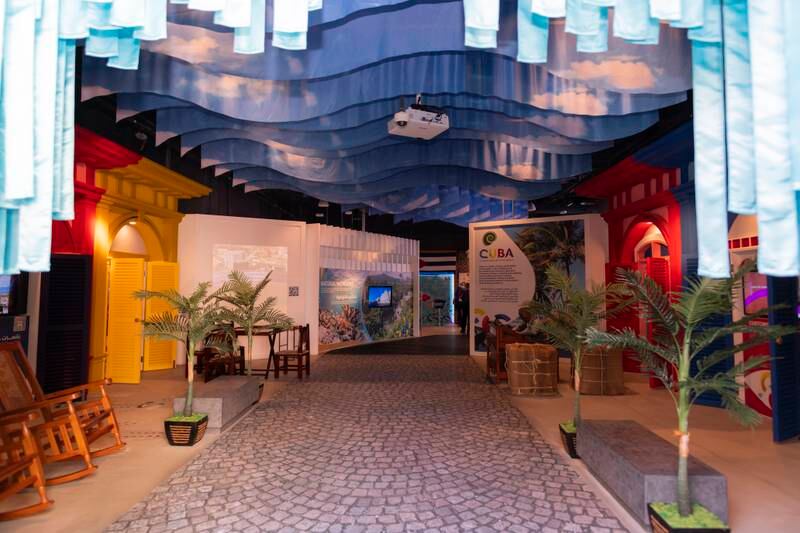 Interior of the Cuba Pavilion. Antony Fleyhan / Expo 2020 Dubai