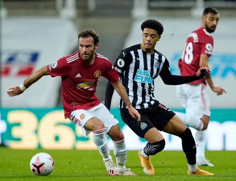 Juan Mata - 8: Offside cancelled a Bruno strike, but the Spaniard was lively from the off, United’s biggest threat in the first half and sent over corner for Maguire’s equaliser. Excellent in every game he’s played this season. Combines well with Fernandes and was involved in winner. EPA