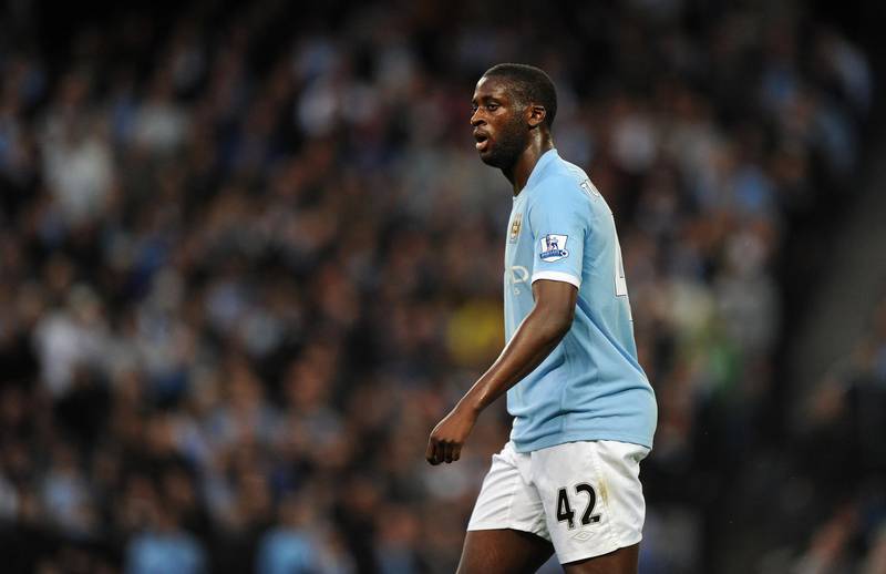 Yaya Toure of Manchester City (Photo by AMA/Corbis via Getty Images)
