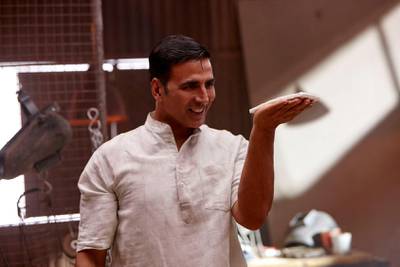 Akshay Kumar in Pad Man. Courtesy Sony Pictures Entertainment, India