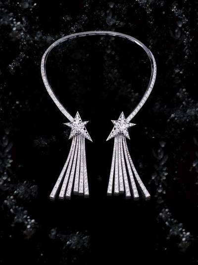 The Etoile Filante 2 Comète necklace from the Bijoux de Diamants re-edition. Courtesy Chanel