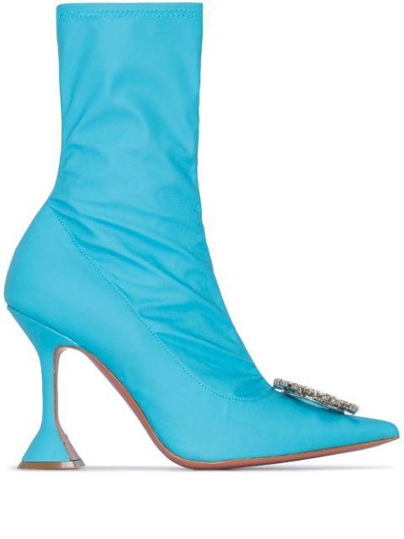The Begum boot by Amina Muaddi. Courtesy Farfetch