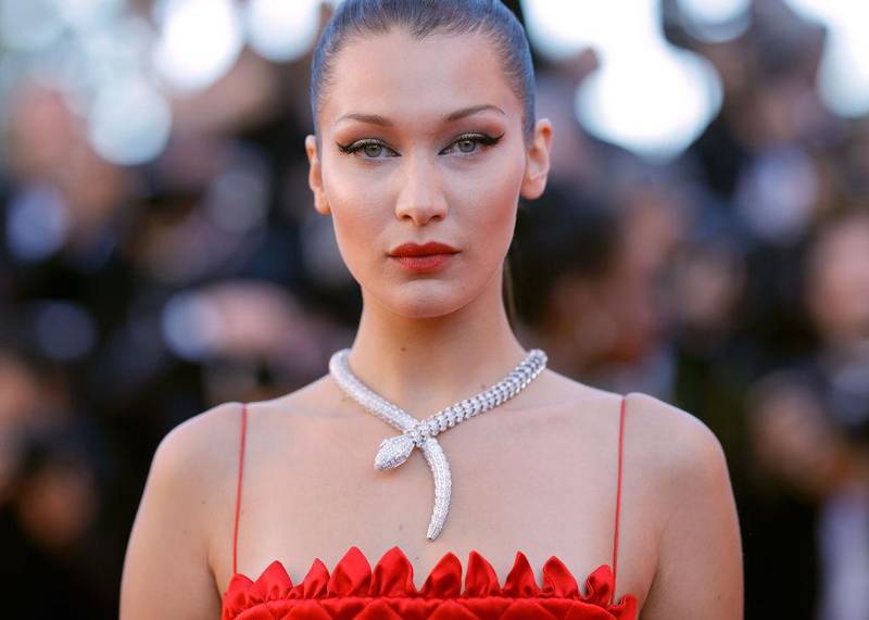 CANNES, FRANCE - MAY 19:  Bella Hadid attends the "Okja" screening during the 70th annual Cannes Film Festival at Palais des Festivals on May 19, 2017 in Cannes, France.  (Photo by Andreas Rentz/Getty Images)