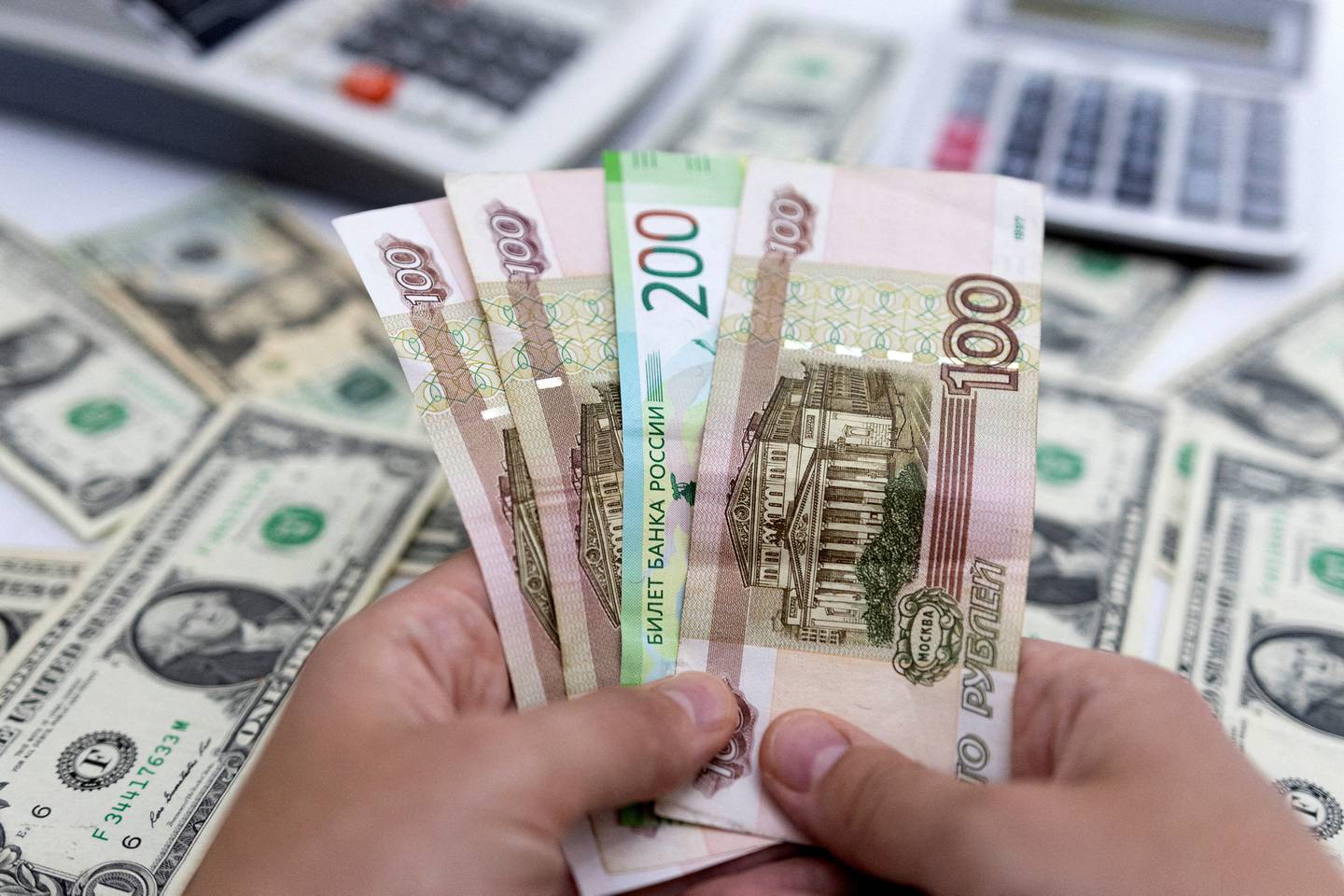 After plummeting as much as 100 per cent to the US dollar, Russia's rouble has recovered strongly. Reuters/ File 