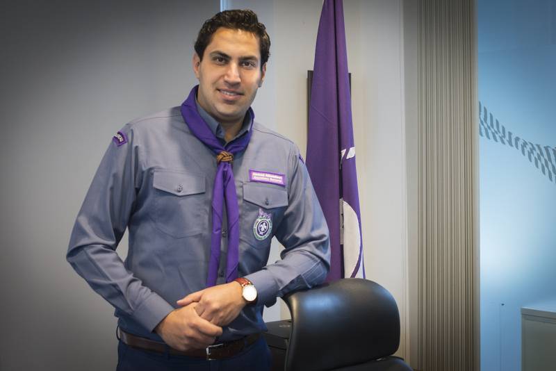 Ahmad Alhendawi, secretary general of the World Organisation of the Scout Movement: 'I hope that our countries will learn the hard lessons from the past two years and recommit to global co-operation, climate action, peace building and solidarity with the most vulnerable in our human family.' Photo: World Scout Bureau