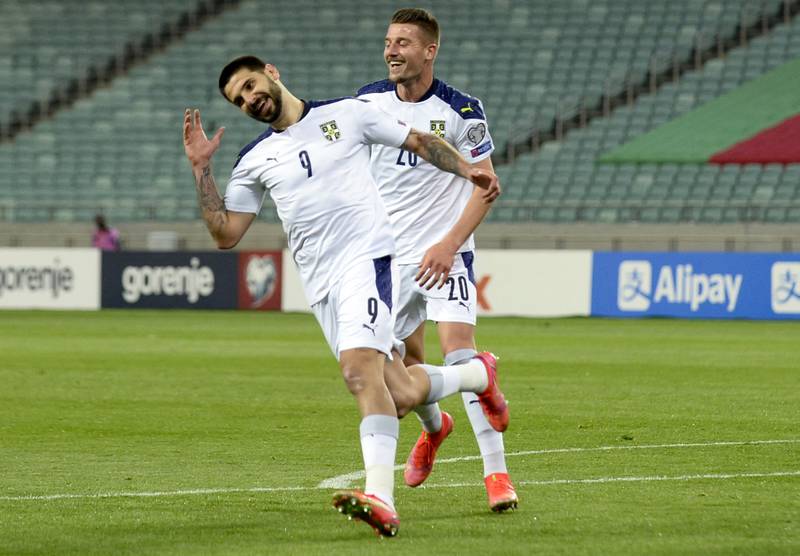 March 30, 2021. Azerbaijan 1 (Mahmudov pen 59') Serbia 2 (Mitrovic 16', 81'): Another Mitrovic double took the striker's goals tally in his career to 12 in 14 World Cup qualifying matches and meant Serbia had taken seven points out of a possible nine in their opening three games. AFP