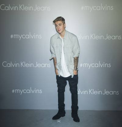Justin Bieber, in Calvin Klein, attends a Calvin Klein Jeans event at the Kai Tak Cruise Terminal in Hong Kong on June 11, 2015. Getty Images for Calvin Klein
