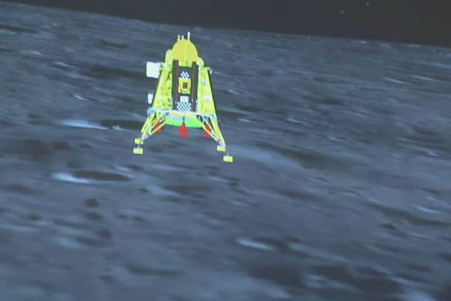 Chandrayaan_3 lands on Moon's south pole.