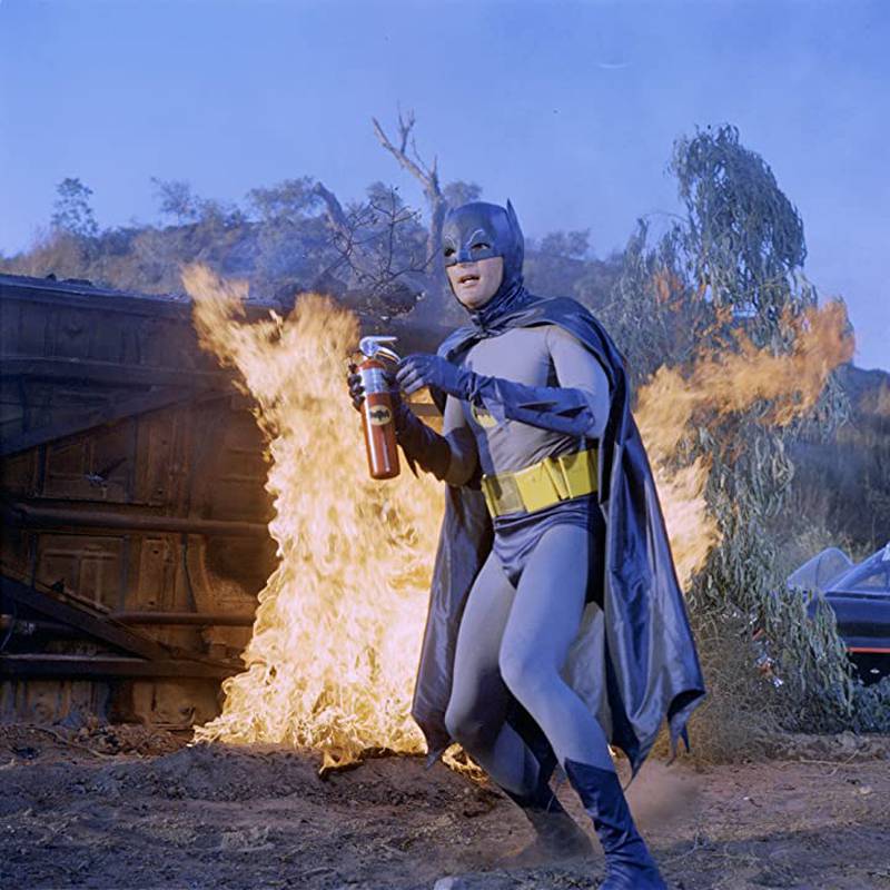 10. Adam West in 'Batman: The Movie' (1966), the first feature film starring the Caped Crusader. Photo: 20th Century Studios