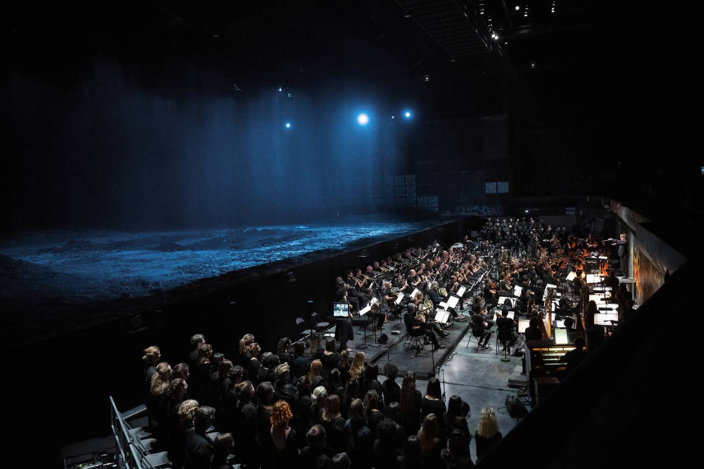 'Resurrection' at Festival d'Aix-en-Provence is being staged at the repurposed venue Stadium de Vitrolles. Photo: Monika Rittershaus