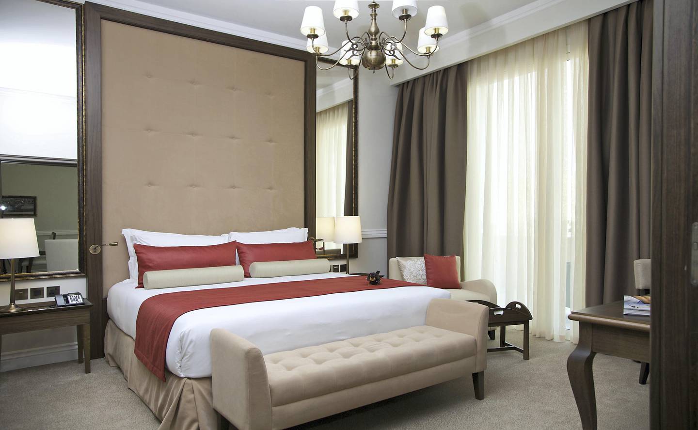 The rooms at Dukes Dubai are spacious and quintessentially British. Courtesy Dukes Dubai