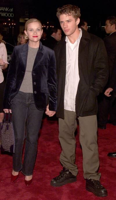 Reese Witherspoon and Ryan Phillippe at the premiere of 'Little Nicky' at the Chinese Theater in Los Angeles, Ca. 11/2/00. Photo by Kevin Winter/ImageDirect.