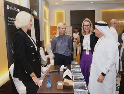 Global finance company Deloitte joined more than 60 exhibitors at the Ras Al Khaimah Jobs and Internships Festival. Photo: Wam