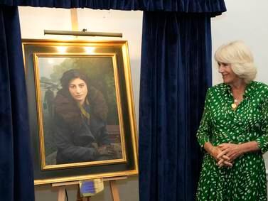 Queen Camilla unveils portrait of 'spy princess' Noor Inayat Khan