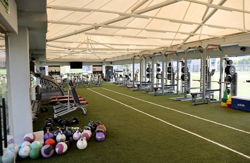 Fitness centre of the Aspire Academy where the Australian squad will stay during the Qatar World Cup. Reuters
