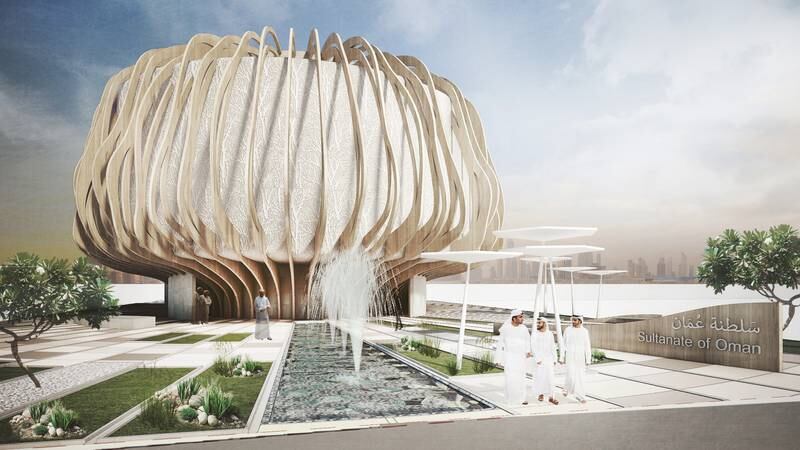 The Omani pavilion, called Opportunities Over Time, will be part of the Mobility Thematic District and split into five zones. Photo: Expo 2020 Dubai