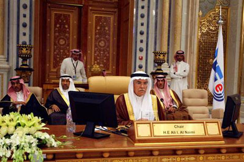 The Saudi Arabian oil minister Ali al Naimi at yesterday's Internatioal Energy Agency meeting in Riyadh. Fahad Shadeed / Reuters/