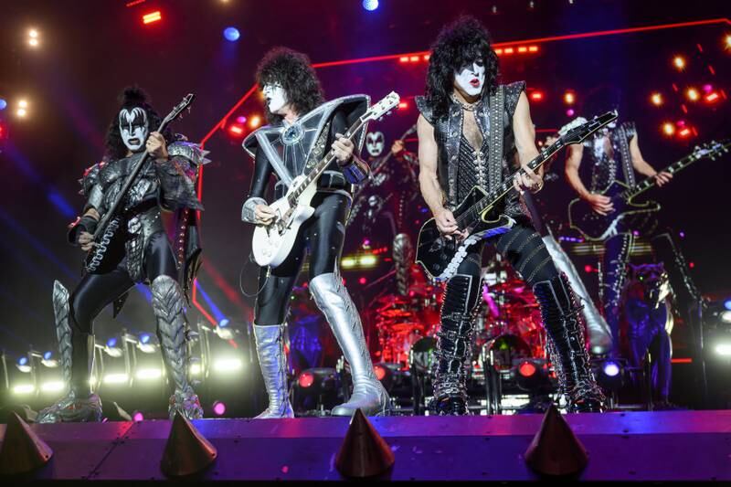 US rock band Kiss say their stage outfits and make-up are worn to achieve the opposite of anonymity. EPA