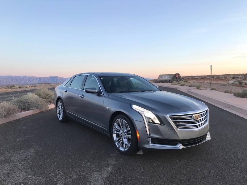 9. Cadillac CT6. On the wide highways of Nevada, the big Caddy wasn't the headline draw on its own. That billing fell to its hugely impressive semi-autonomous Super Cruise technology, which was so good that you almost felt annoyed at points when you had to take the wheel. Adam Workman / The National