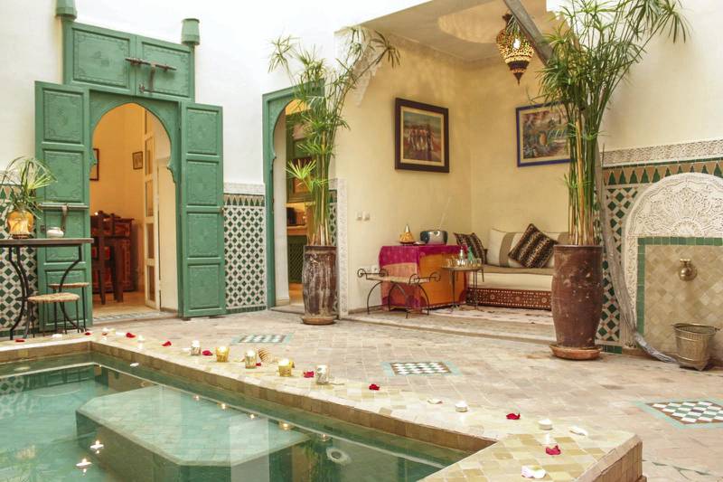 10. The spirit of Marrakesh is obvious in this traditionally charming riad in Morocco, with beds for up to eight people. All pictures courtesy Airbnb