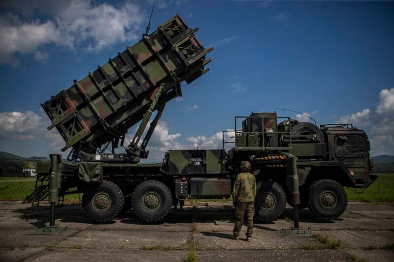 Controversy has erupted over Germany’s offer of Patriot missile launchers, such as the one pictured, to Poland. EPA