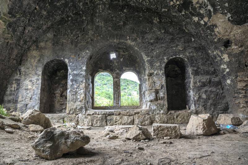 Lifta's buildings have remained untouched for more than 70 years, with its former inhabitants barred from resettling. William Parry for The National