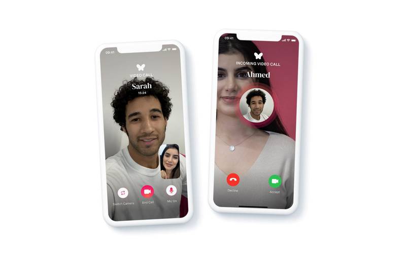 Many couples are holding their first dates via video call instead of meeting in person during the pandemic. Courtesy Muzmatch  