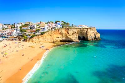 Algarve, Portugal. Algarve comes from the Arabic Al Gharb, meaning The West. Getty Images