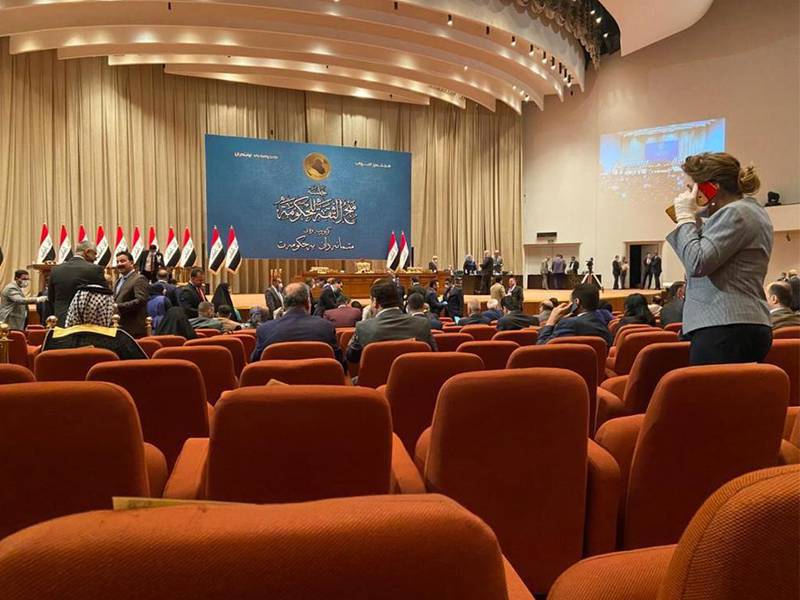 More than 250 members attended the session in Baghdad and accepted 15 ministers while rejecting five – those for trade, justice, culture, agriculture and migration.  AFP