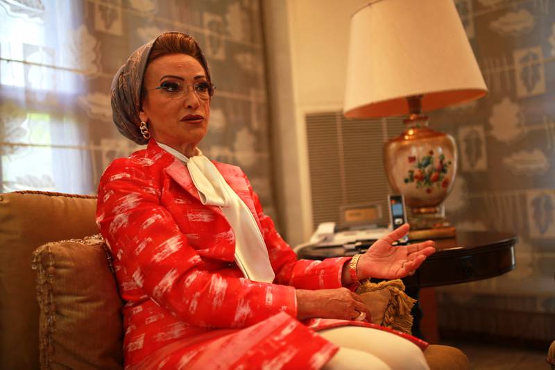 Randa Berri, wife of Lebanese Parliament Speaker Nabih Berri. AFP