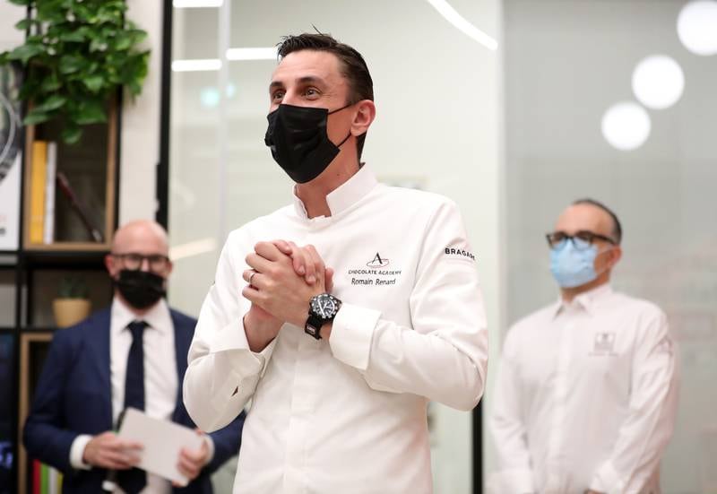 Chef Romain Renard, the head of Chocolate Academy Centre Dubai.