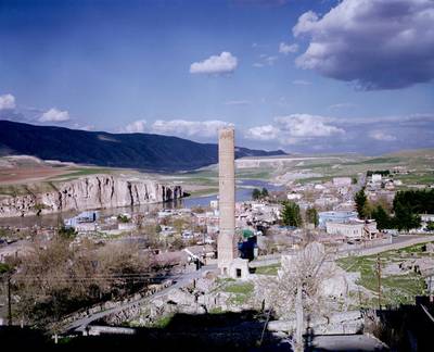 View from the top of the village of Hasankeyf towards the river and the surroundings. Mathias Depardon for The National