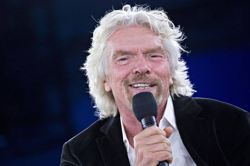 Billionaire Richard Branson, founder and president of Virgin Atlantic Airways Ltd., speaks during a discussion at the Goldman Sachs 10,000 Small Businesses Summit in Washington, D.C., U.S., on Tuesday, Feb. 13, 2018. Goldman's 10,000 Small Businesses is an investment that brings economic opportunity and assists entrepreneurs to create jobs by providing better access to education, capital and business support services. Photographer: Andrew Harrer/Bloomberg