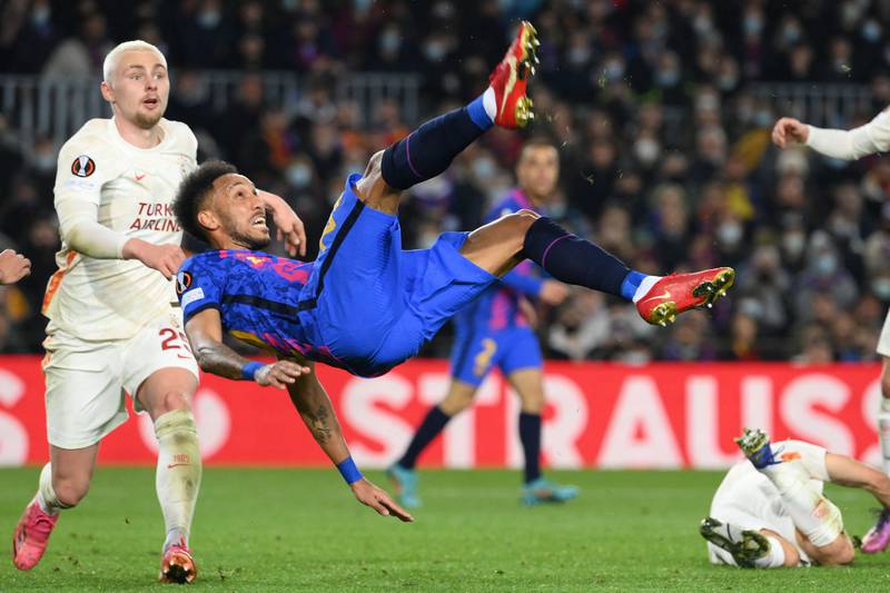 SUB: Pierre-Emerick Aubameyang 6. On for Depay – to huge applause - on 61 as Barça searched for a goal. Tried, but ran into players on a flat night against a well-organised defence.   AFP