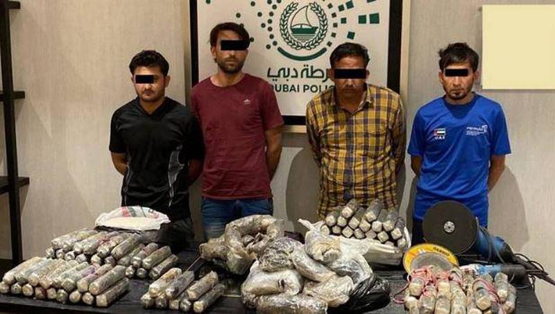 Police said the men took advantage of the fact that young people are locked down at home. Courtesy: Dubai Police