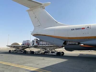 Two aid planes carrying 150 tonnes of aid have arrived in Libya. Photo: Wam
