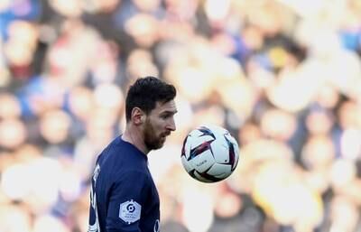 Paris Saint-Germain's Lionel Messi in action. EPA