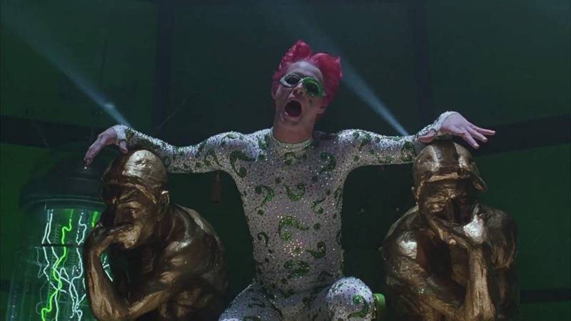8. Jim Carrey as the Riddler in 'Batman Forever' (1995).