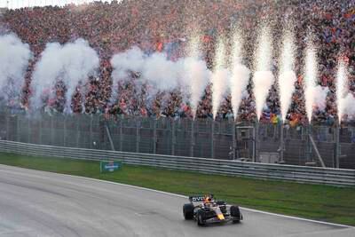 Red Bull driver Max Verstappen wins the Dutch Grand Prix. AP 