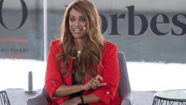 An image that illustrates this article Supermodel Tyra Banks explores Abu Dhabi business opportunities