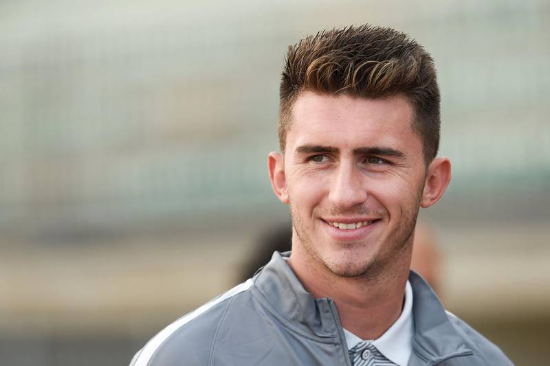 (FILES) This file photo taken on July 23, 2016 shows Athletic Bilbao's French defender Aymeric Laporte look on prior to the friendly football  match between Bordeaux and Athletic Bilbao in Tarnos, southwestern France. 
Aymeric Laporte on January 29, 2018 announced he was leaving Athletic Bilbao with Premier League leaders Manchester City primed to break their transfer record to sign the French defender. / AFP PHOTO / NICOLAS TUCAT