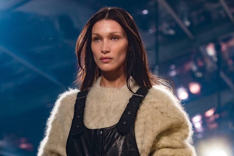 Model Bella Hadid has been an outspoken supporter of the Palestinian cause. EPA