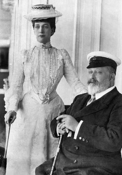 King Edward VII and Queen Alexandra. King Edward appeared as a witness in a divorce case when Lady Harriet Mordaunt falsely accused the heir to the throne of being one of her lovers. PA