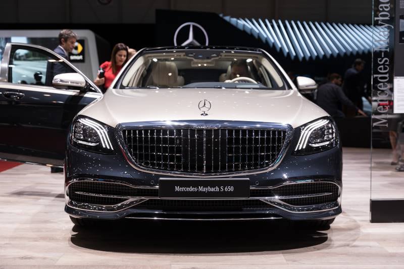 A Mercedes Maybach S650 on display. Wikimedia Commons