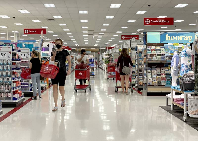 A Target shop in San Rafael, California. The retailer's profit warning on May 18 sent the stock down 25 per cent, the biggest one-day drop since the Black Monday crash of 1987. Getty