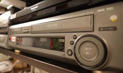 A VHS videocassette recorder on display in Tokyo.  Kazuhiro Nogi / AFP

